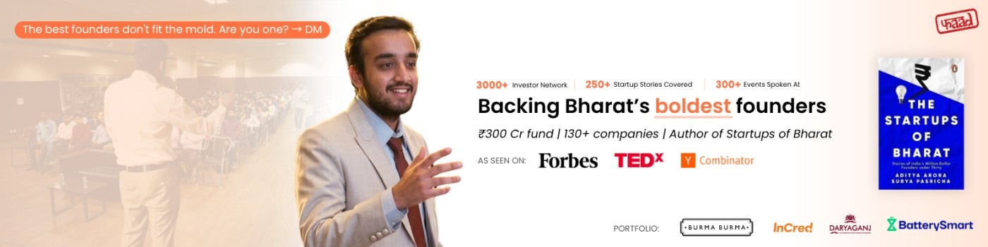 Aditya Arora's LinkedIn banner