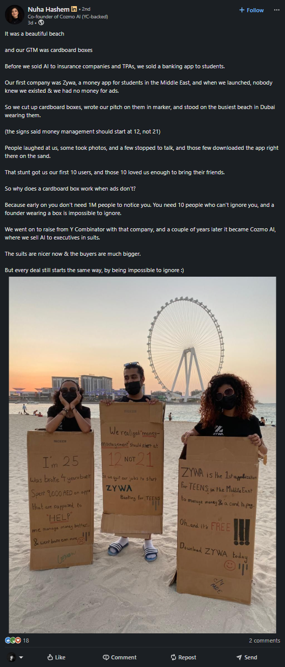 Post written for Nuha Hashem